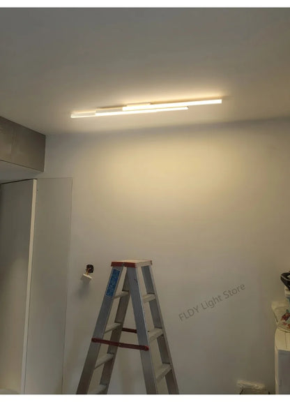 Lampada da soffitto moderna linea Luci a LED Soggiorno Sala da pranzo Camera da letto principale Apparecchio Lampadario a soffitto Sconce da parete Apparecchio di illuminazione