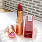 Rossetto in stick Charlotte New Pink Diamond Gold, fard in polvere colorato, lucidalabbra alla frutta, 4 colori, cosmetici portatili Tilbury