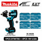 Avvitatore a impulsi Makita DTW700 a batteria 18V Brushless 700Nm, pistola a impulsi elettrica ad alta coppia con attacco da 1/2 pollice, velocità variabile, Auto-Stop per BL1830 BL1840 BL1850 BL1860B, spedizione rapida UE