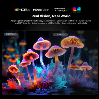 Smart TV Metz Qled+ 4K UHD 43" con Google TV e schermo opaco antiriflesso, Dolby Vision, Dolby Atmos, HDR, Wi-Fi 2024 43Mqe7600Z