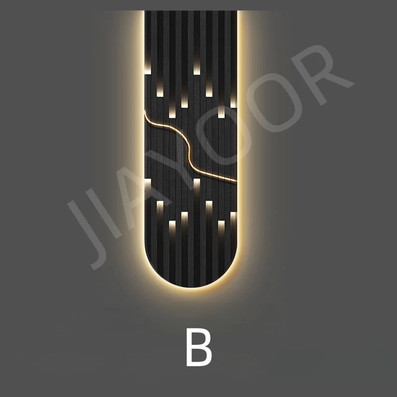 Lampada da parete moderna a LED di lusso Decorazione domestica Luce murale astratta Corridoio Soggiorno Lustro Pittura sospesa di fascia alta