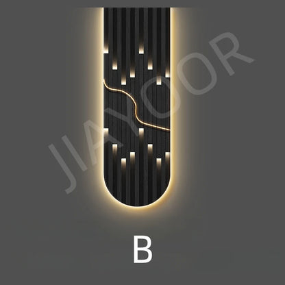 Lampada da parete moderna a LED di lusso Decorazione domestica Luce murale astratta Corridoio Soggiorno Lustro Pittura sospesa di fascia alta