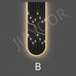 Lampada da parete moderna a LED di lusso Decorazione domestica Luce murale astratta Corridoio Soggiorno Lustro Pittura sospesa di fascia alta