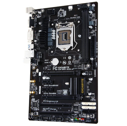 Scheda Madre GIGABYTE GA-B85-D3V 1150 DDR3 32GB Intel B85 Compatibile con CPU Core 4170 4370 4130 4770 4570 4590 4790 ATX