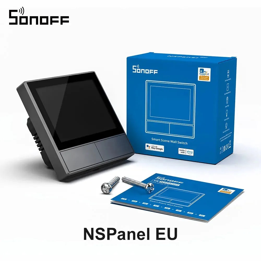 SONOFF NSPanel Sonoff Interruttore A Parete Pannello di Controllo Casa Intelligente Sonoff Ns Pannello 86P EU/US Termostato Digitale di Temperatura Alexa Google