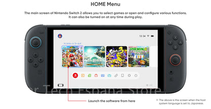 Nintendo Switch 2 Console Portatile per Videogiochi 7,9 Pollici 120 Hz con Joy-Con 2 HDR, Modalità TV Magnetica, Console Portatile