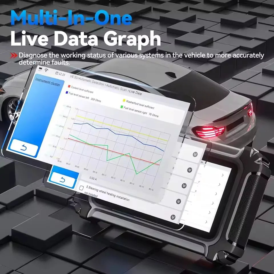XTOOL InPlus IP500 per BMW, Aggiornamento Gratuito a Vita, Scanner Diagnostico Auto IP500, Test Attivo ECU, Scanner OBD2 per Tutti i Sistemi BMW, Mini, Rolls Royce, Strumenti Diagnostici Auto, 23+ Servizi, Lettore di Codici