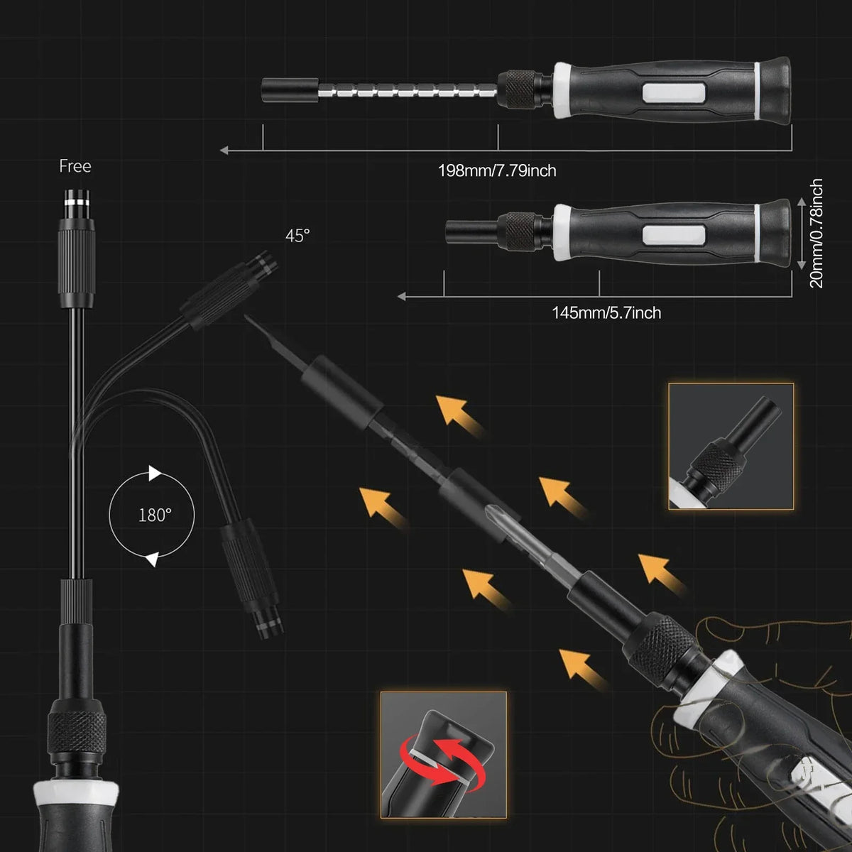 Set di cacciaviti di precisione, Kit di attrezzi per Laptop, Kit di riparazione di cacciaviti per Computer professionale 152/25 in 1 cacciavite Torx T5 T6