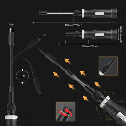 Set di cacciaviti di precisione, Kit di attrezzi per Laptop, Kit di riparazione di cacciaviti per Computer professionale 152/25 in 1 cacciavite Torx T5 T6