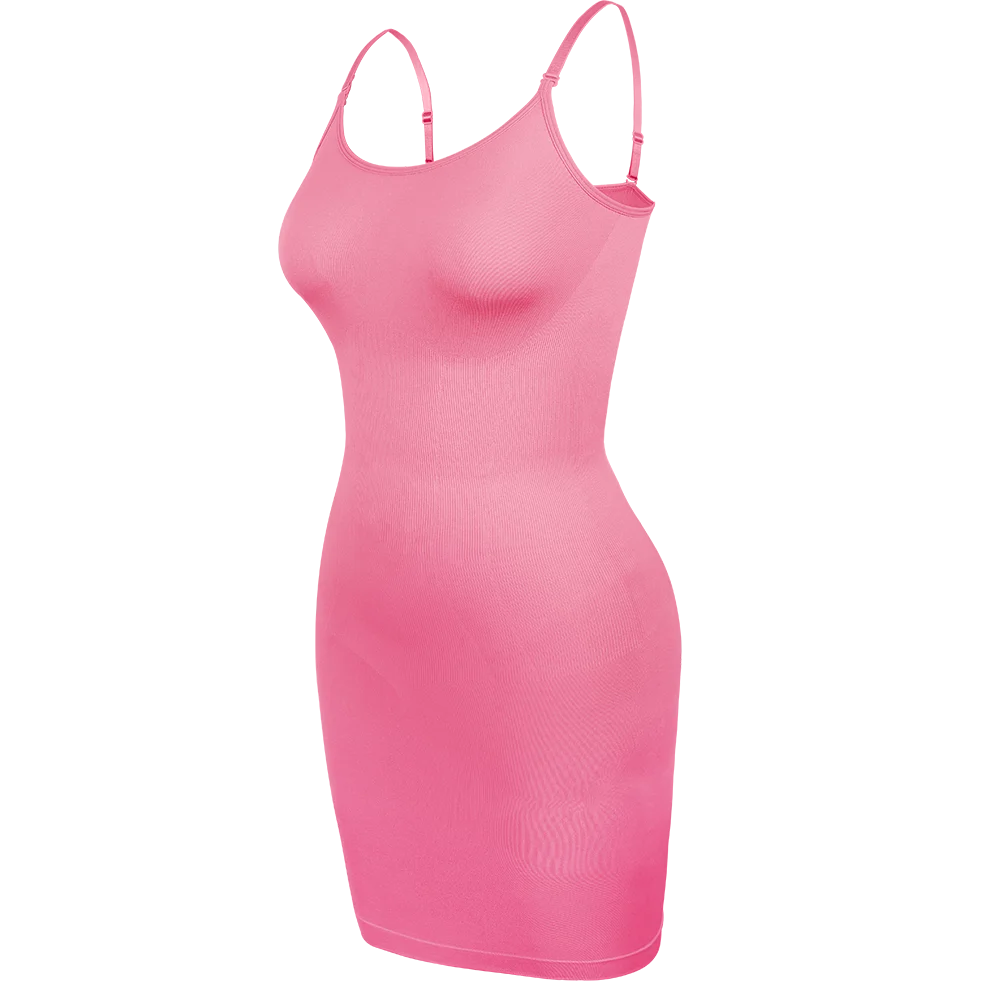Intimo modellante da donna, slip completo, controllo della pancia, girocollo, mini sotto il vestito, modellante per il corpo liscio, nuova lingerie con spalline sottili