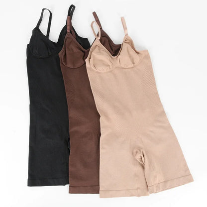 Nuovo Body Shapewear Donna Canotta Controllo della pancia Shaper completo del corpo Pantaloncini anti sfregamento Dimagrante Vita Trainer Butt Lifter