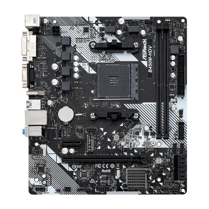 ASROCK B450M-HDV R4.0 AMD B450 Scheda madre AM4 Supporto Ryzen 5 5600 5500 Ryzen 7 5700G 3700X 3 3200G CPU DDR4 M.2 HDMI Micro ATX