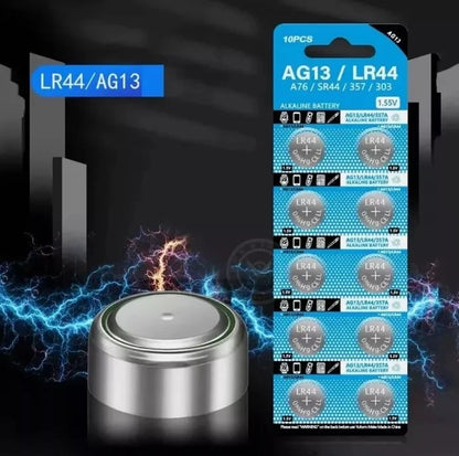 2-60 pz AG13 LR44 batteria al litio L1154 RW82 SR1154 SP76 pila SR44 batterie a bottone A76 LR1154 GP7 moneta cellulare per Watch1.55V