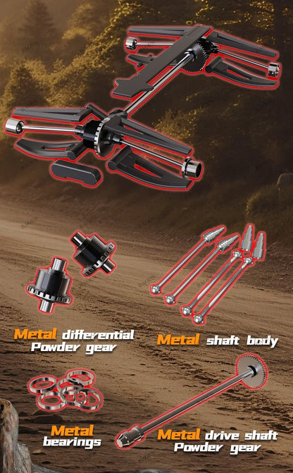 SCY9522PRO Auto RC ad alta velocità 85 km/h, brushless, 4WD, da fuoristrada e drift, telecomandata, 1:16, auto da corsa professionale SCY9522 50 km/h