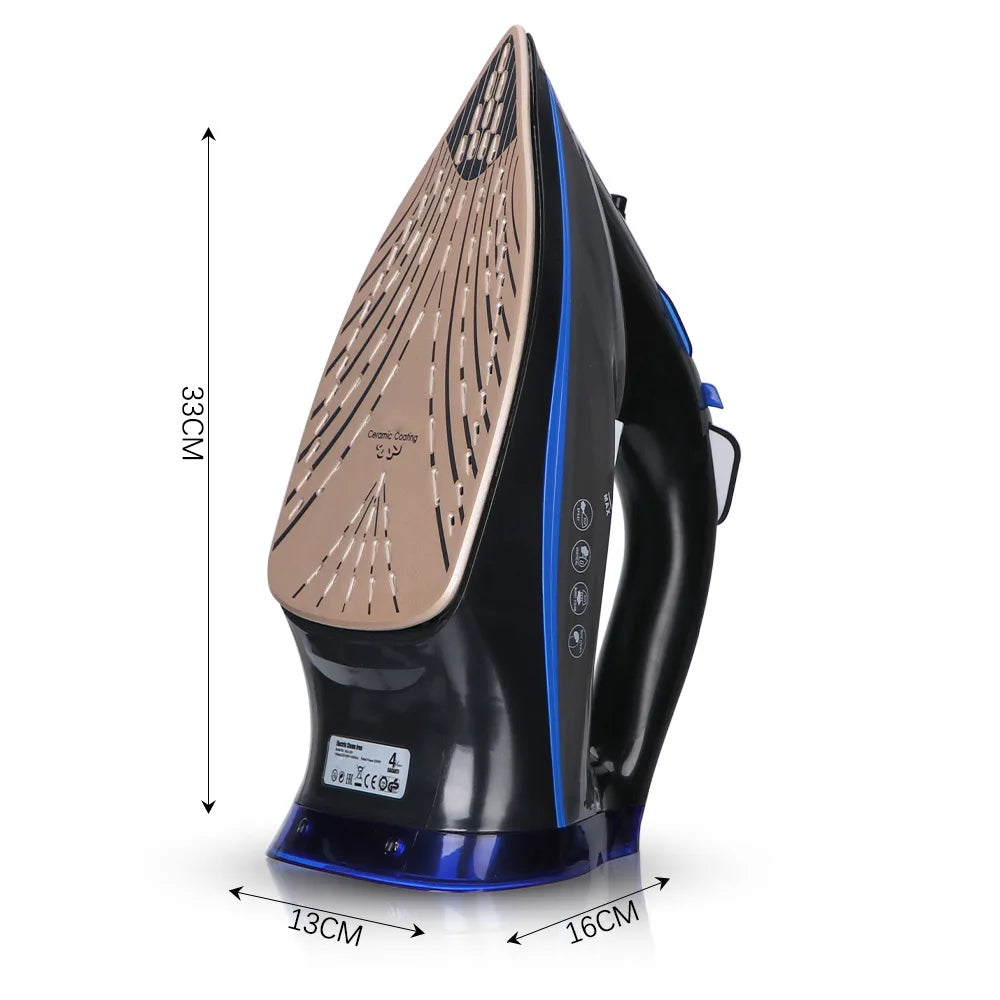 Bestseller: Ferro da Stiro Elettrico a Vapore con Spina EU 220V, Piastra in Ceramica Antiaderente, Vapore Variabile, Alta Pressione