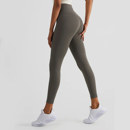 2024 Vendita calda Fitness Allungamenti Leggings femminili a figura intera Pantaloni da corsa Pantaloni da yoga comodi e aderenti Legging da allenamento