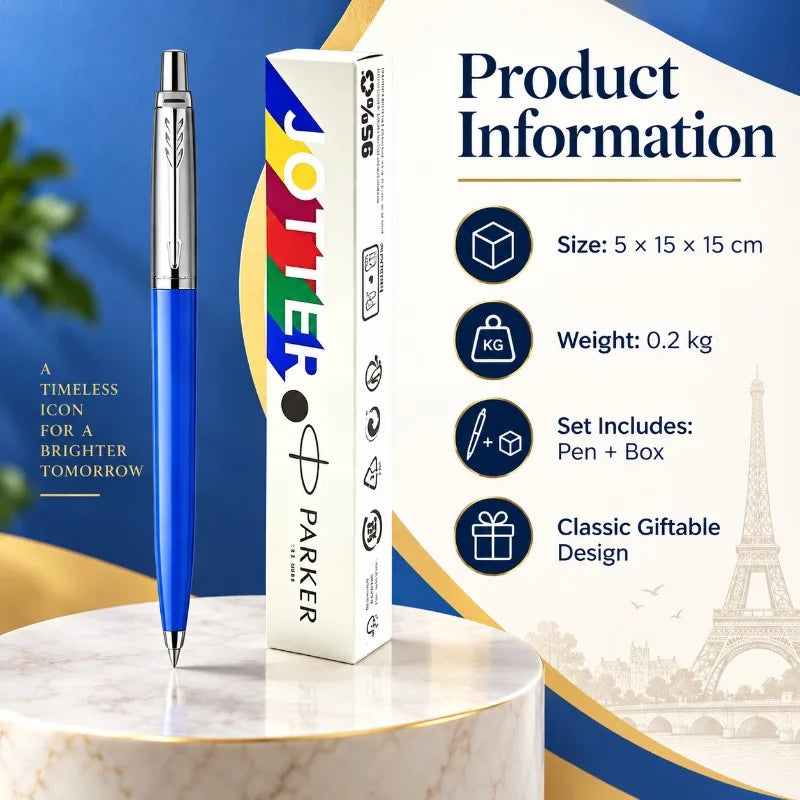 Set regalo di penne a sfera blu di alta qualità, con elegante confezione, per una scrittura fluida e precisa, ideale per l’ufficio, per uso professionale, per la scuola, come regalo di laurea o per compleanni.