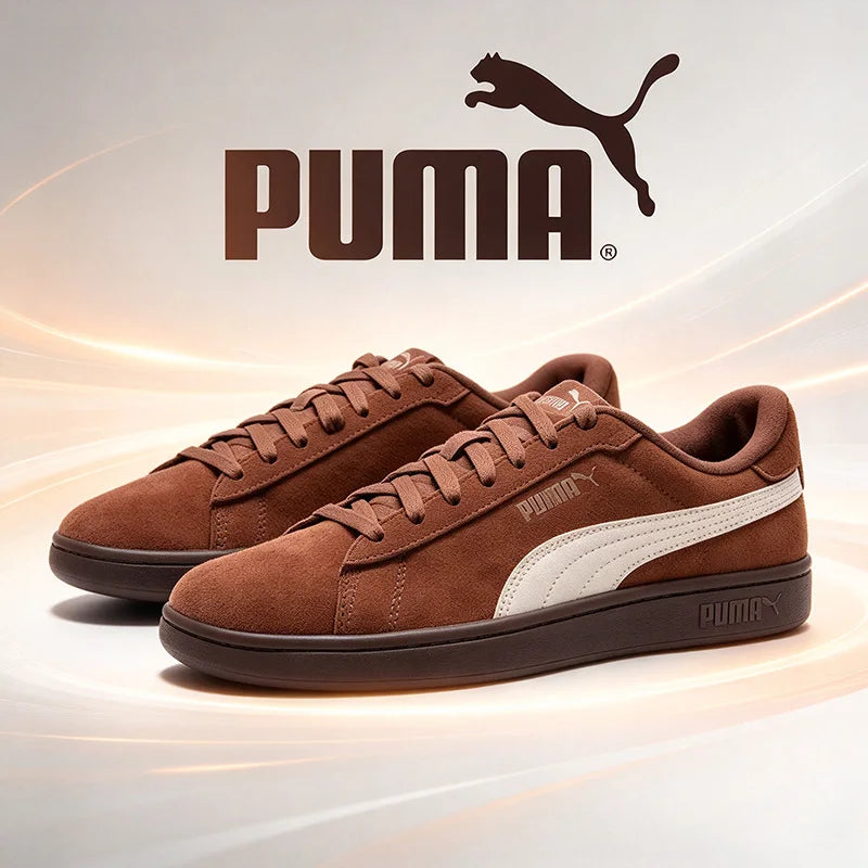 Sneaker Casual Retro PUMA in Pelle Scamosciata con Suola Morbida, Resistenti e Adatte per la Città, Scarpe Sportive Semplici a Taglio Basso 390984-35