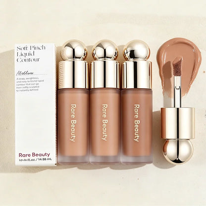 Palette Rare Beauty 7 Colori Soft Pinch: Illuminante, Contorno 3D, Bronzer, Illuminante Marrone Opaco per Creare Contorni del Viso
