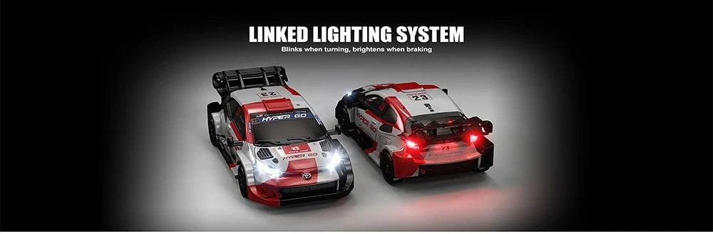 MJX HYPER GO Nuovo Prodotto 43308 Auto Telecomandata 1/43 Auto da Rally per Interni ed Esterni, Drift ad Alta Velocità, Trazione Integrale