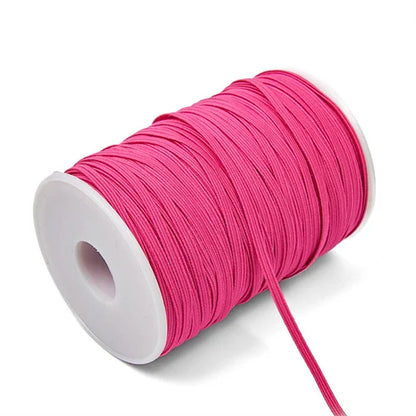 3mm 6mm Elastico colorato Elastico per cucire Nastro elastico Elastico in spandex Fascia per cucire Tessuto Accessori per indumenti fai da te 10 anni