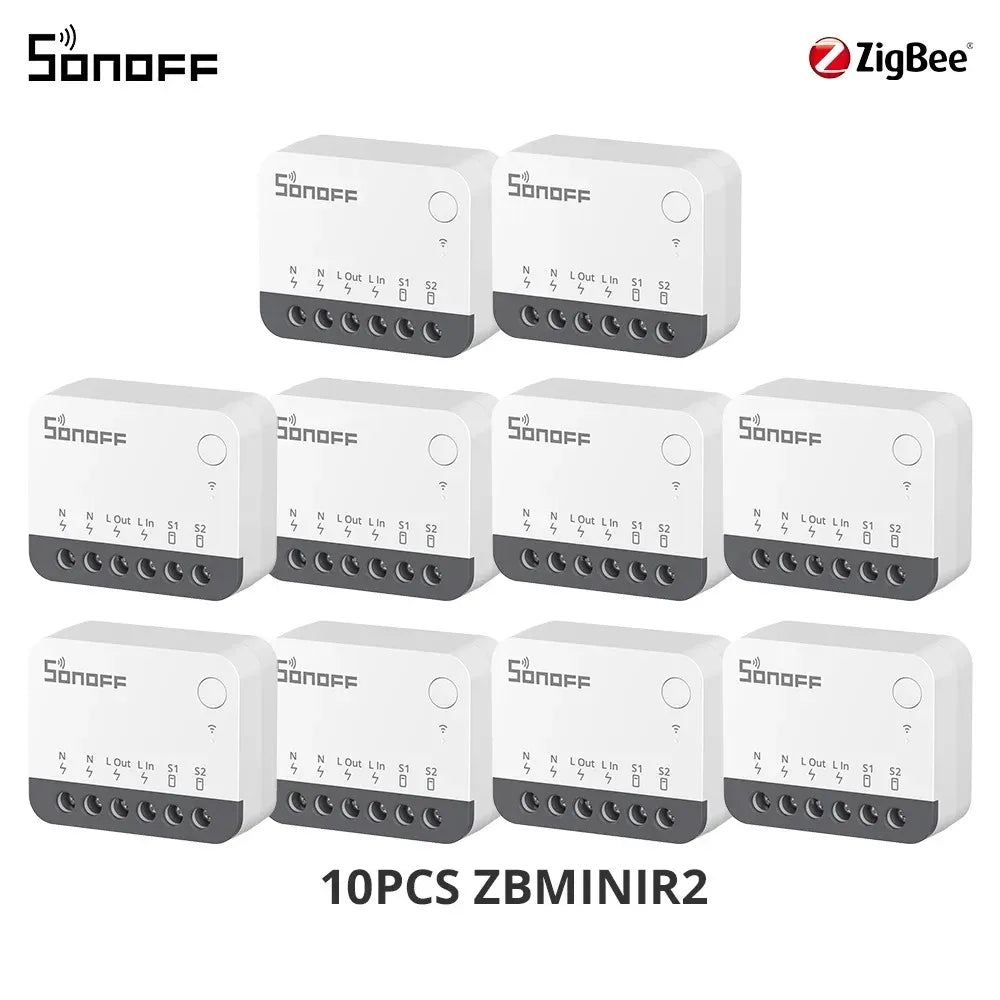 SONOFF ZBMINIR2 Extreme Sonoff Zigbee Switch Sonoff Zbmini R2 Dimensioni più piccole Controllo bidirezionale Temporizzatore sicuro Richiesta cavo neutro