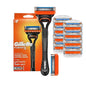 Rasoio di Sicurezza Manuale Gillette Fusion 5 per Uomo con Lame di Ricambio a 5 Strati