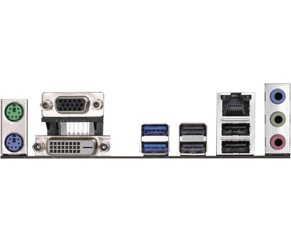Scheda madre ASROCK H110M-DVS R3.0, socket Intel H110 1151, 2 x DDR4 32GB, formato Micro ATX, compatibile con CPU I5-7500, I5-6500, I3-7100, G4600