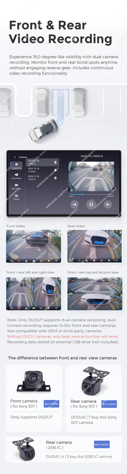 DUDUAUTO 512GB Wireless CarPlay Android Auto Per Peugeot 408 Per Peugeot 308 308SW Autoradio Lettore Multimediale DSP WIFI GPS AMP