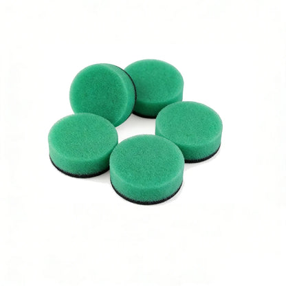 SPTA 5 pezzi 1 pollice (30 mm) 2 pollici (50 mm) mini tamponi in schiuma spugna per lucidatura per kit di lucidatura per dettagli trapano rorario per auto