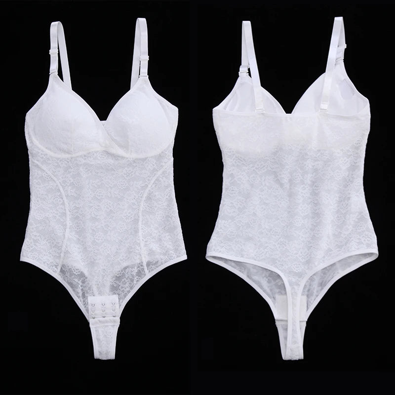 Perizoma in pizzo Body Shapewear Donna Nuovo Shaper per tutto il corpo Vita sottile Tummy Control Intimo Pancia piatta Corsetto liscio Nudo