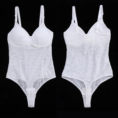 Perizoma in pizzo Body Shapewear Donna Nuovo Shaper per tutto il corpo Vita sottile Tummy Control Intimo Pancia piatta Corsetto liscio Nudo