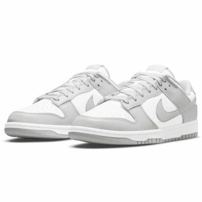 Nike Dunk Retro "Grey Fog", scarpe da ginnastica basse in stile retrò, modello da uomo, grigio e bianco, DD1391-103.