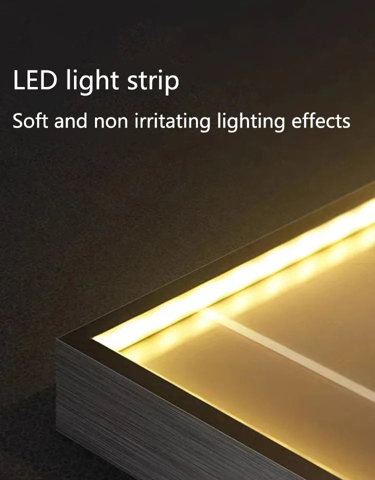 Lampada da Parete a LED Moderna di Lusso, Decorazione per Ingresso, Quadro Sottile da Parete, Lampada da Corridoio di Alta Gamma
