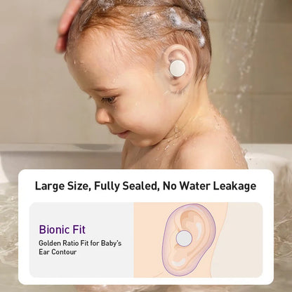 Avent Patch Protettivi in Silicone per Orecchie 30pz, Copri Orecchie Impermeabili Morbidi e Indolore da Rimuovere, per Bagno e Nuoto Bambini 0-12 Anni
