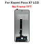 Display OLED da 6,67" per Xiaomi Poco X7 LCD 24095PCADG, display touch digitizer per Poco X7 Pro, schermo 2412DPC0AG, parti di assemblaggio