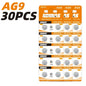 10PCS-100PCS 1.55V AG9 LR936 394 SR936SW LR45 Batterie a bottone G9A 194 394A SR936 L936F Orologio a moneta cellulare Giocattoli Batteria a distanza