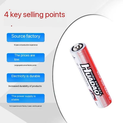 20 batterie AA usa e getta ad alta capacità, 1,5V, per fotocamera, calcolatrice, sveglia, mouse, telecomando