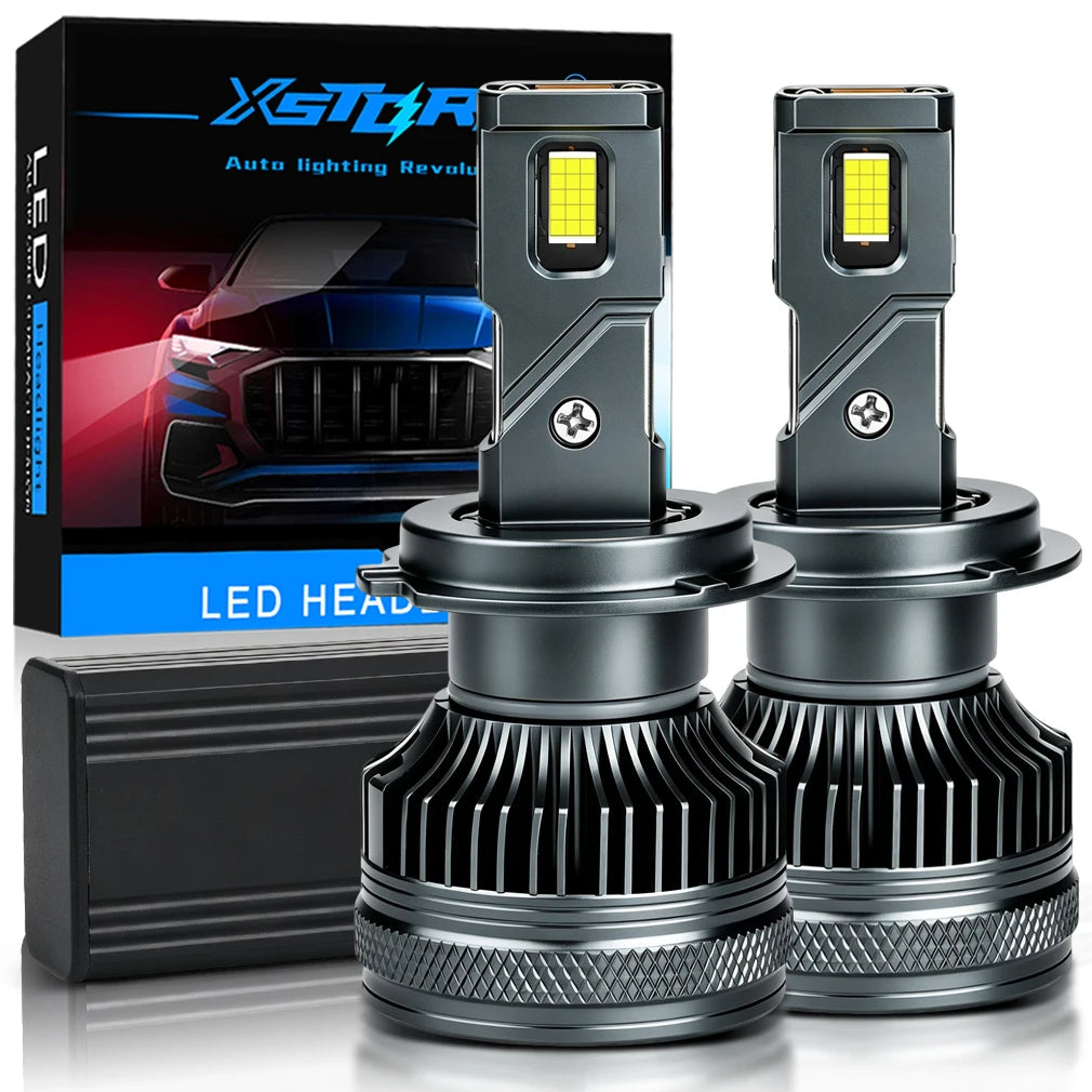 Fari a LED XSTORM H7 Canbus H1 H11 Fari Fendinebbia per Auto Fari a LED H4 600W 60000LM Fari Anabbaglianti e Abbaglianti Lampade Auto 6000K 9V 12V