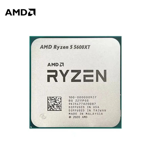 Processore Desktop AMD Ryzen 5 5600XT 6-Core 12T AM4 4.7GHz, 3.7GHz Base, L3=32MB, 100-10000159BOX, Senza Dissipatore