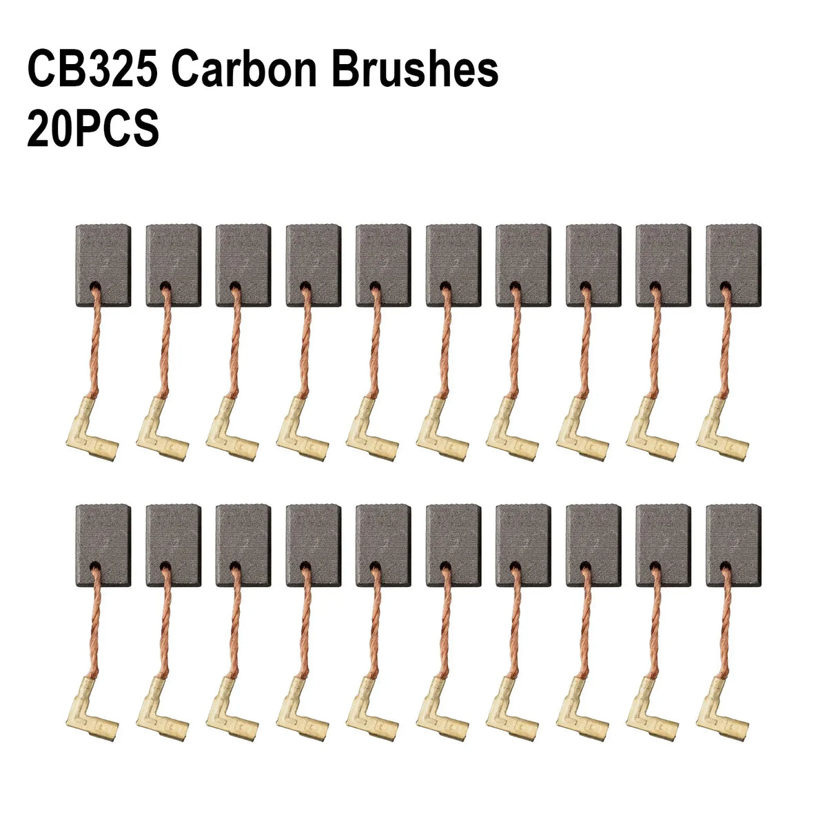 20 pz/set 5x11x16mm CB325 Spazzole di Carbone Motore Per 9554NB 9557NB Smerigliatrice Angolare Utensili Elettrici Accessori