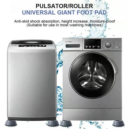4/8/12 pezzi piedini antivibranti cuscinetti per lavatrice silenziosi cuscinetti per gambe in gomma asciugatrice base universale fissa antiscivolo pad accessori