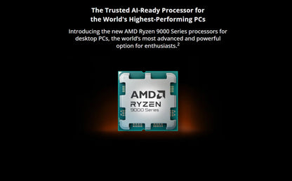 AMD Ryzen 9 9900X, CPU a 12 core e 24 thread, 5,6 GHz, 64 MB di cache L3, socket AM5, DDR5, TDP di 120 W, processore della serie 9000, senza ventola.