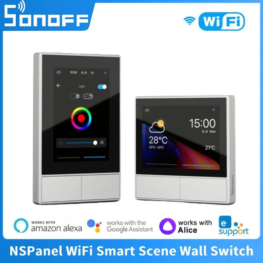 SONOFF NSPanel Sonoff Interruttore A Parete Pannello di Controllo Casa Intelligente Sonoff Ns Pannello 86P EU/US Termostato Digitale di Temperatura Alexa Google