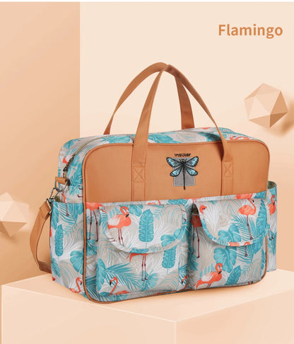 Borsa per pannolini impermeabile di nuovo stile borsa da viaggio Messenger di grande capacità borse multifunzionali per passeggino madre maternità