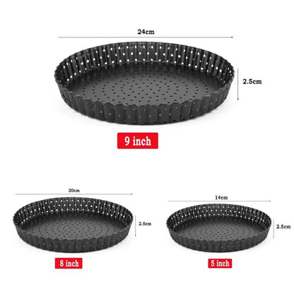 5/8/9 pollici Tortiera Perforata PIZZA Pan Antiaderente Torta Alla Frutta Stampi Per Torte Teglia Fondo Teglia Da Forno Bakeware Strumenti
