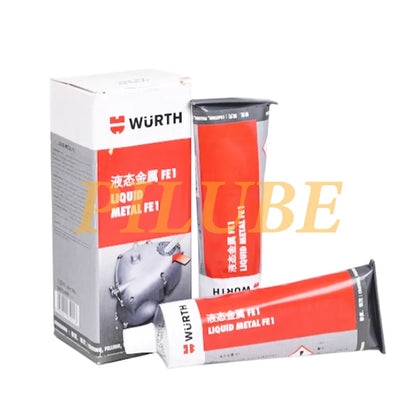 WURTH LIQUID METAL FE1 Agente polimerizzante per riparazione stucco in acciaio per il ripristino superficiale ad alta resistenza Prodotto originale