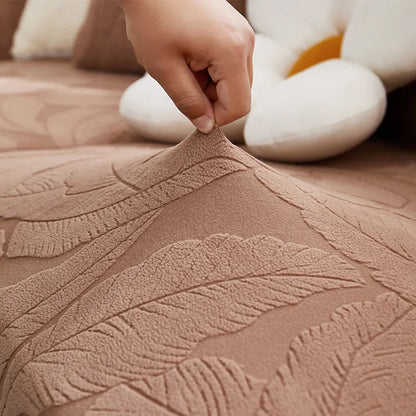 Copridivano Moderno e Semplice in Jacquard Elasticizzato, Antiscivolo e Lavabile, per Divano, Poltrona, Soggiorno, Camera da Letto, Ufficio
