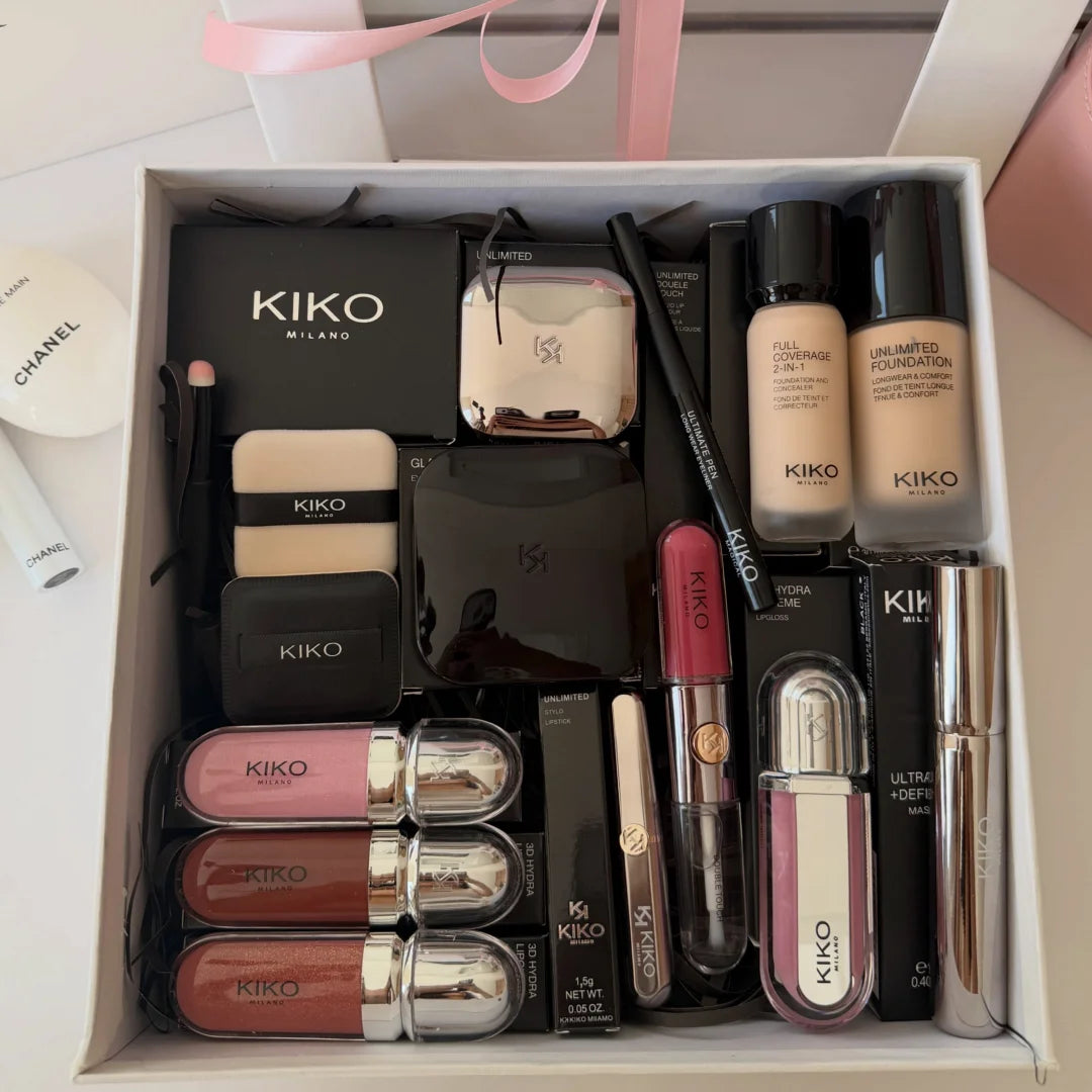 KIKO Lucidalabbra Liquido 3D Trasparente Milano, Lucidalabbra Lucido per Labbra Voluminose e a Lunga Durata, Trucco Labbra Volumizzante con Confezione Regalo