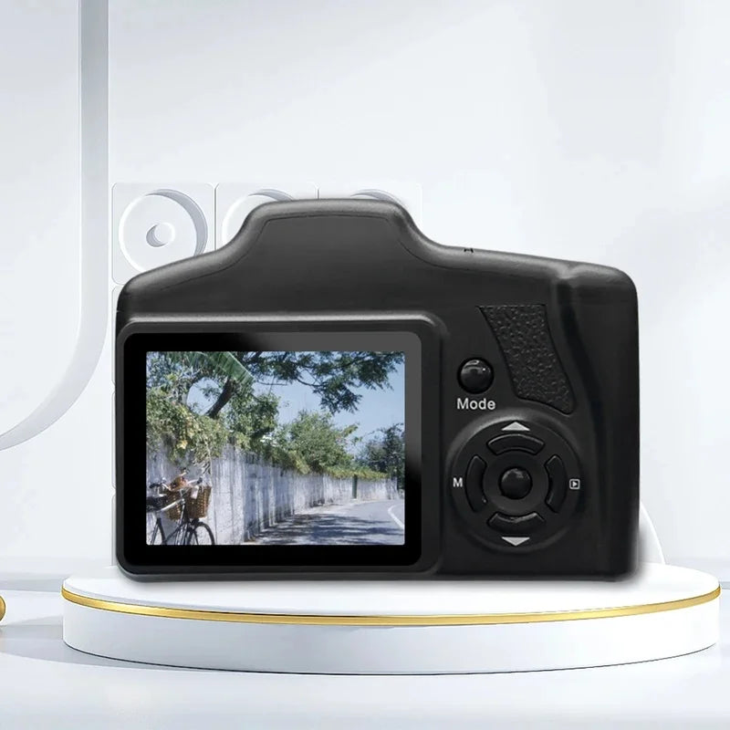 Fotocamera professionale per principianti, videocamera digitale SLR portatile, zoom digitale 16x, 16MP, uscita HD, fotocamera per selfie.